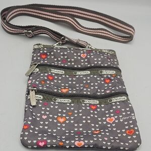 LeSportsac Multicolor Heart Crossbody Bag
